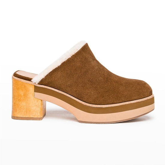 Shoes - Bernardo Brown Suede Women's Clogs